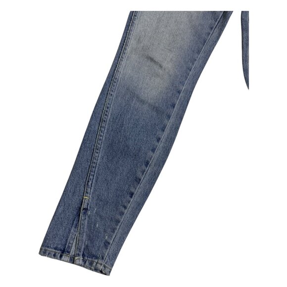 AMO Twist Sweet Cheeks Luxury Designer Skinny Casual Denim Jeans Womens Small - Picture 7 of 7